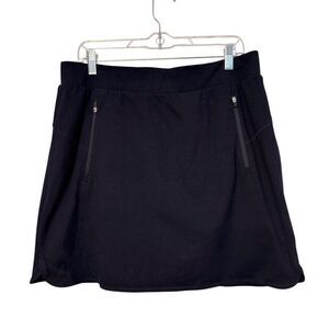 T By Talbots Skort Sz. XL Navy Blue Pull On Active Stretch Packable
